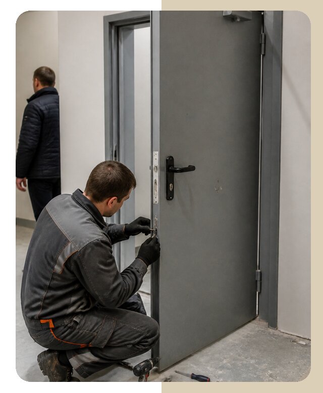 Ремонт противопожарной двери в Лянторе по цене 6654 р. | ДвериЛегко-Лнт